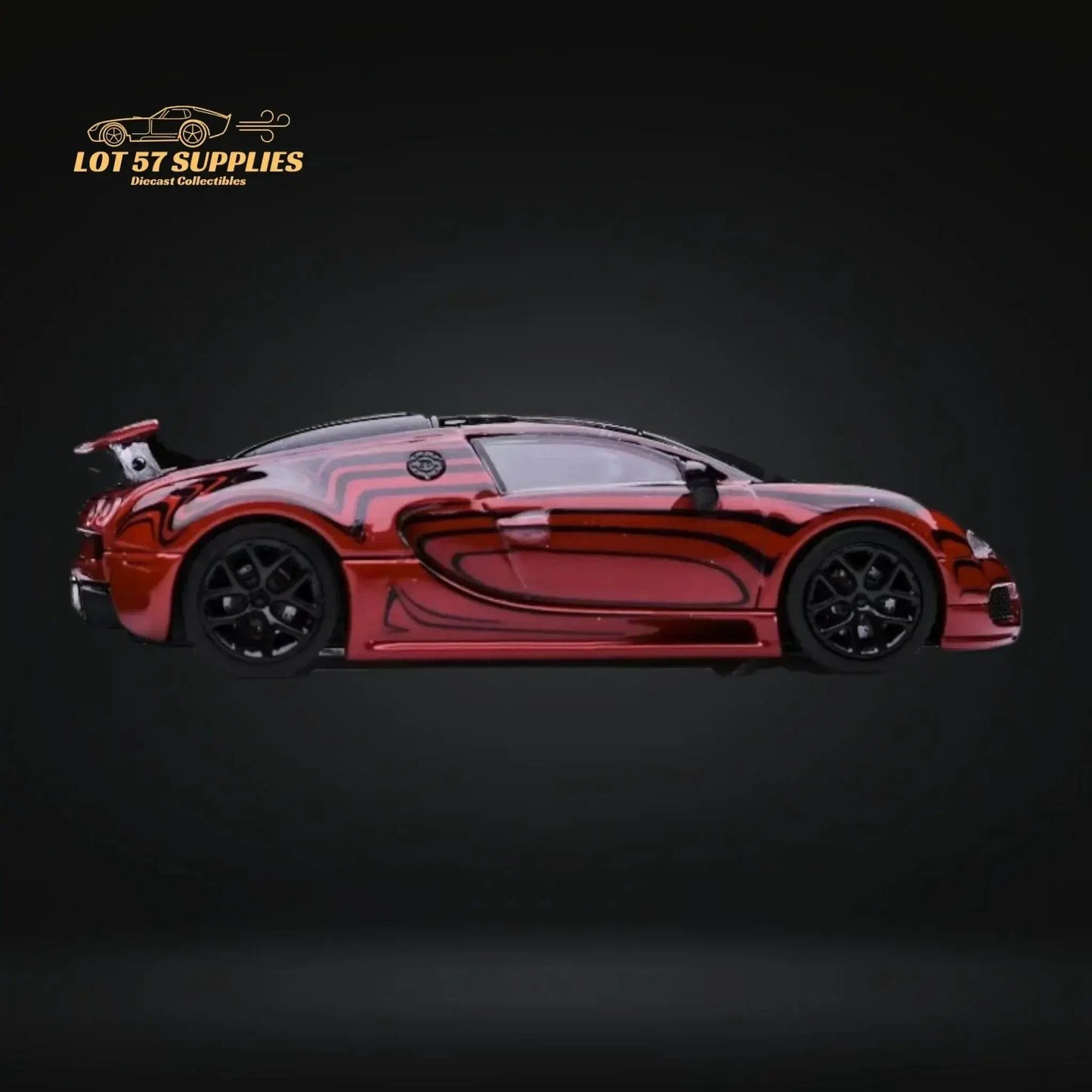 Mortal Bugatti Veyron in Red Advan Ceramic Livery Limited to 799 Pcs 1:64 - ToylandEU