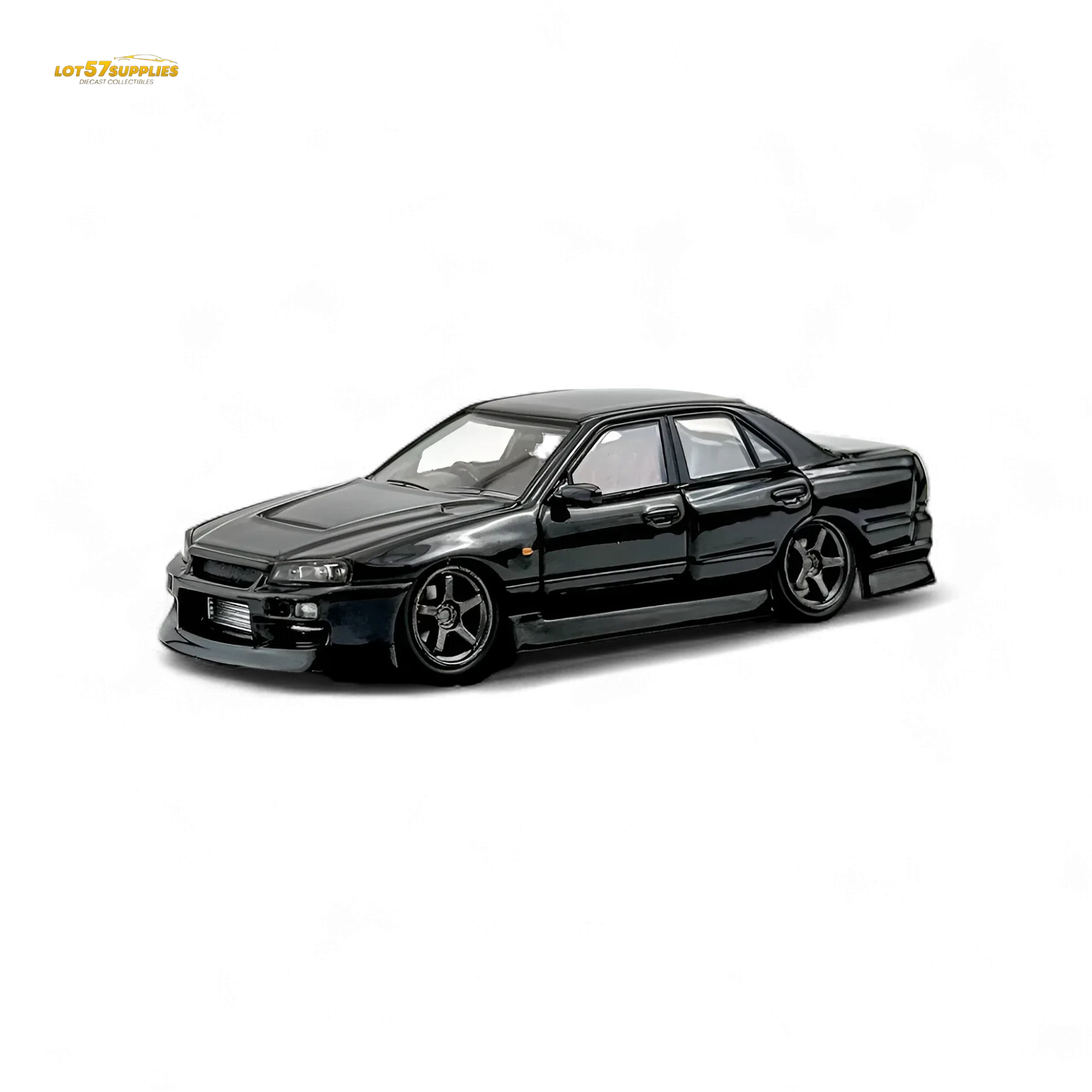 Mortal ER34 SKYLINE URAS Metallic Black 1:64 - ToylandEU