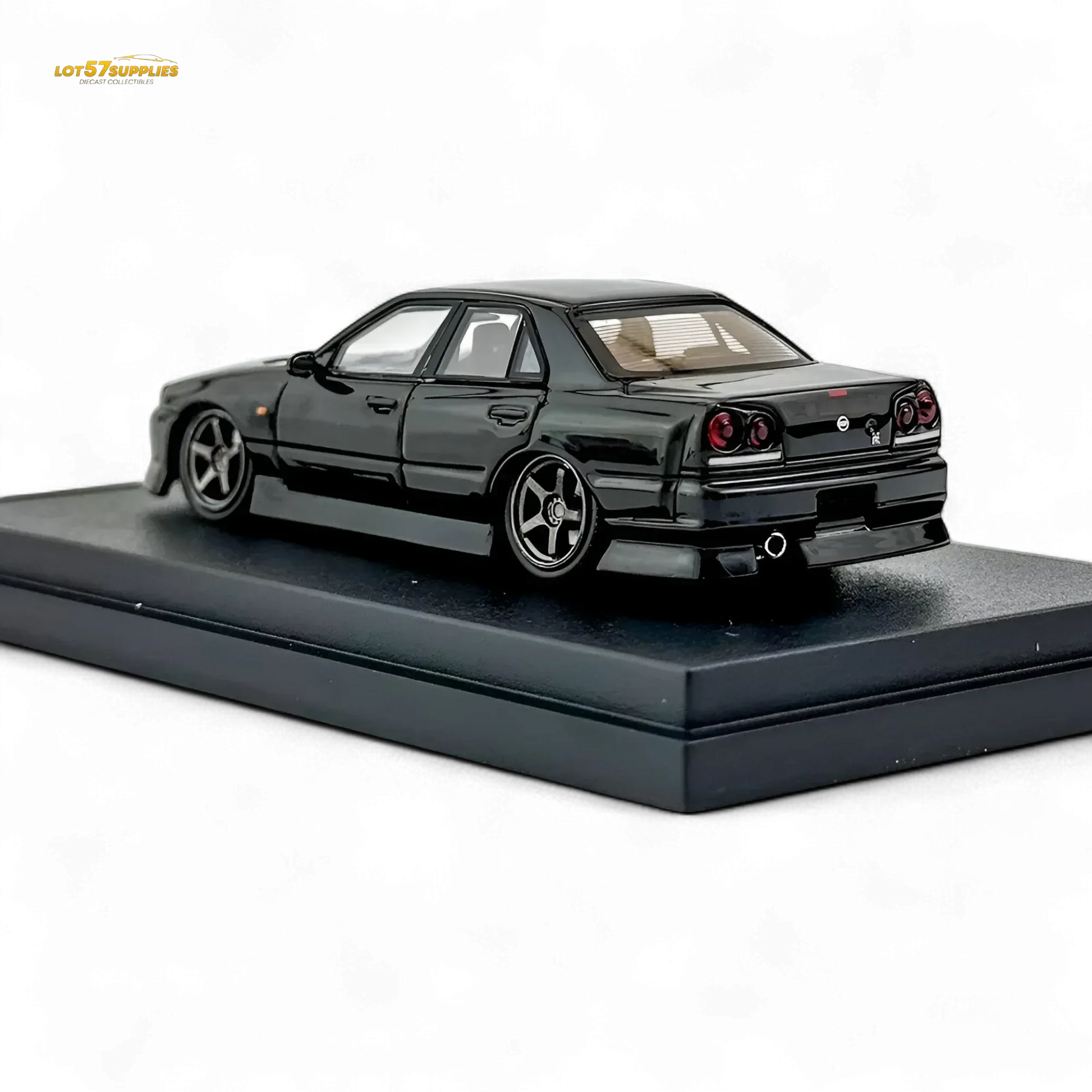 Mortal ER34 SKYLINE URAS Metallic Black 1:64 - ToylandEU