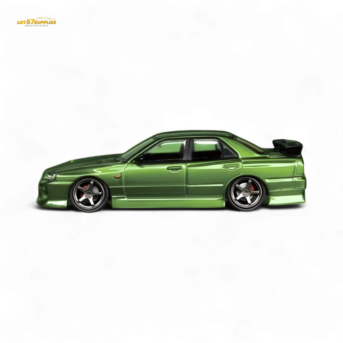 Mortal ER34 SKYLINE URAS Transparent Metallic Green 1:64 - ToylandEU