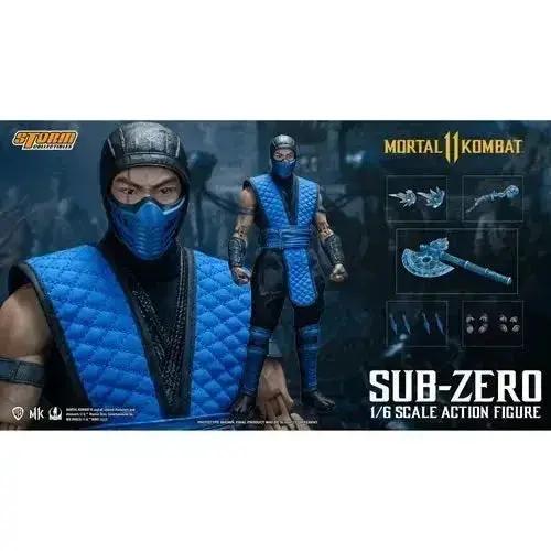 Sub-Zero 1:6 Scale Action Figure With Fabric Outfit - ToylandEU