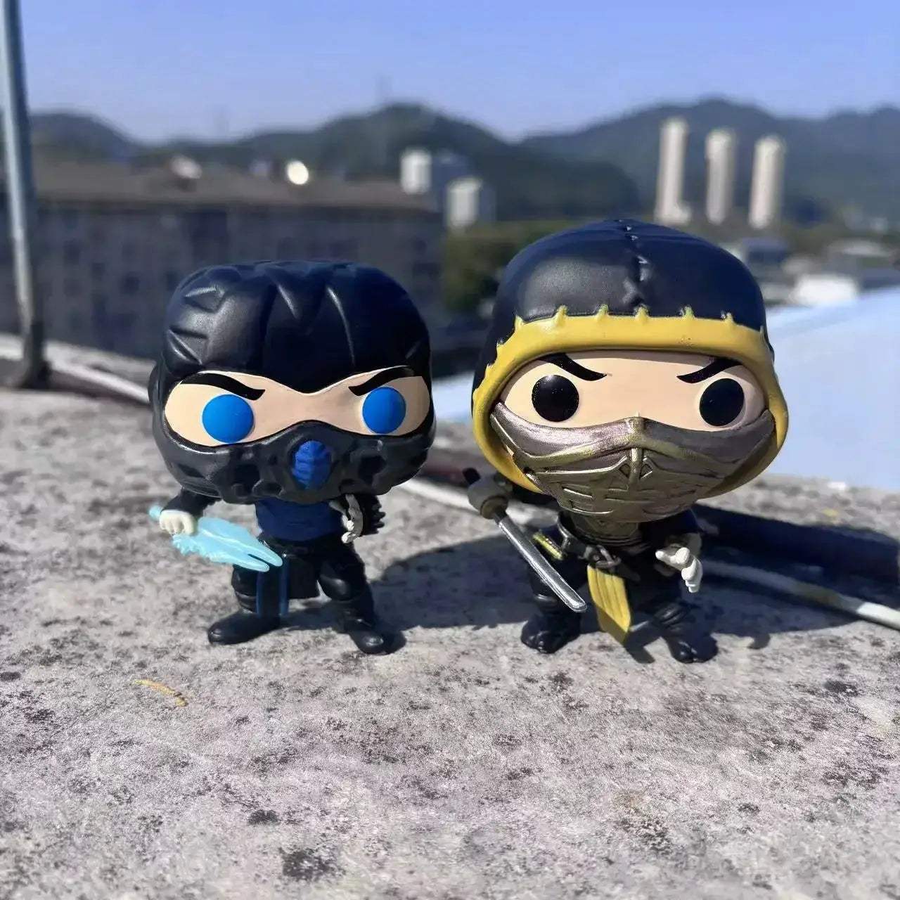 Mortal Kombat Sub Zero Scorpion Vinyl Figure Collectible - ToylandEU