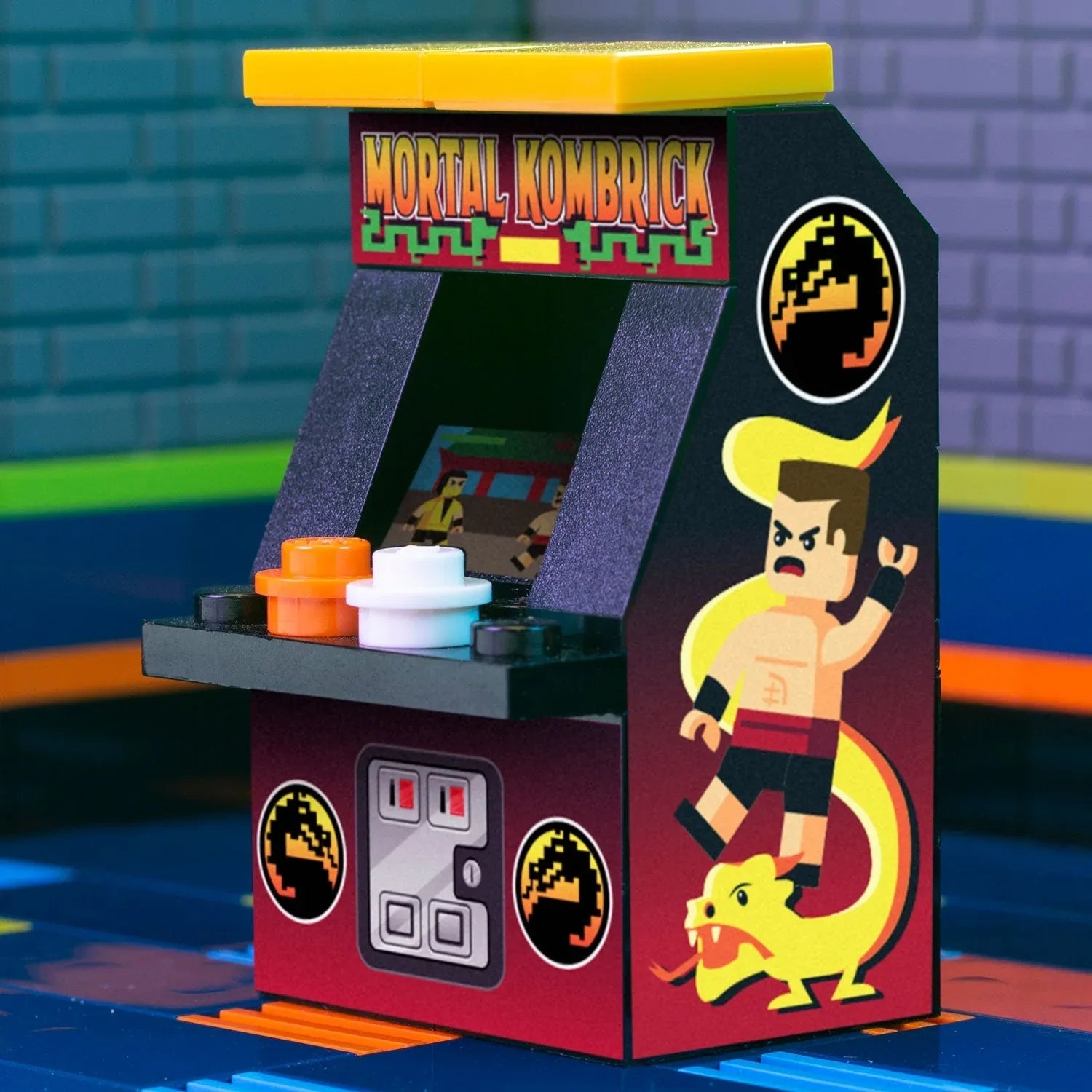 Mortal Kombrick - B3 Customs Arcade Machine made using LEGO parts - ToylandEU