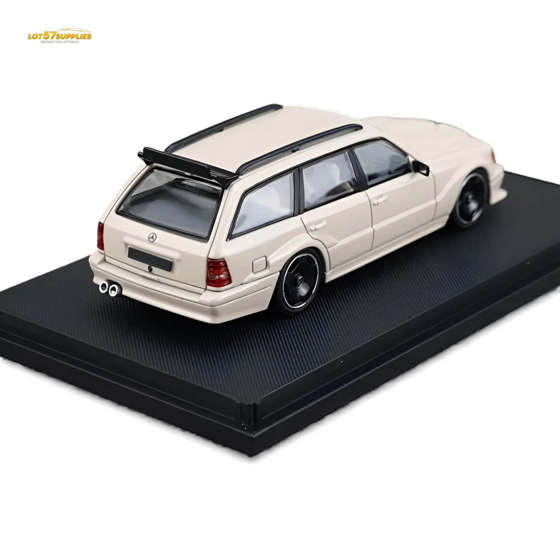 Mortal Mercedes-Benz S124 Milk Tea Color 1:64 - ToylandEU