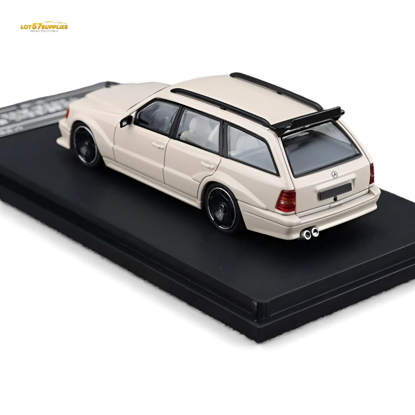 Mortal Mercedes-Benz S124 Milk Tea Color 1:64 - ToylandEU