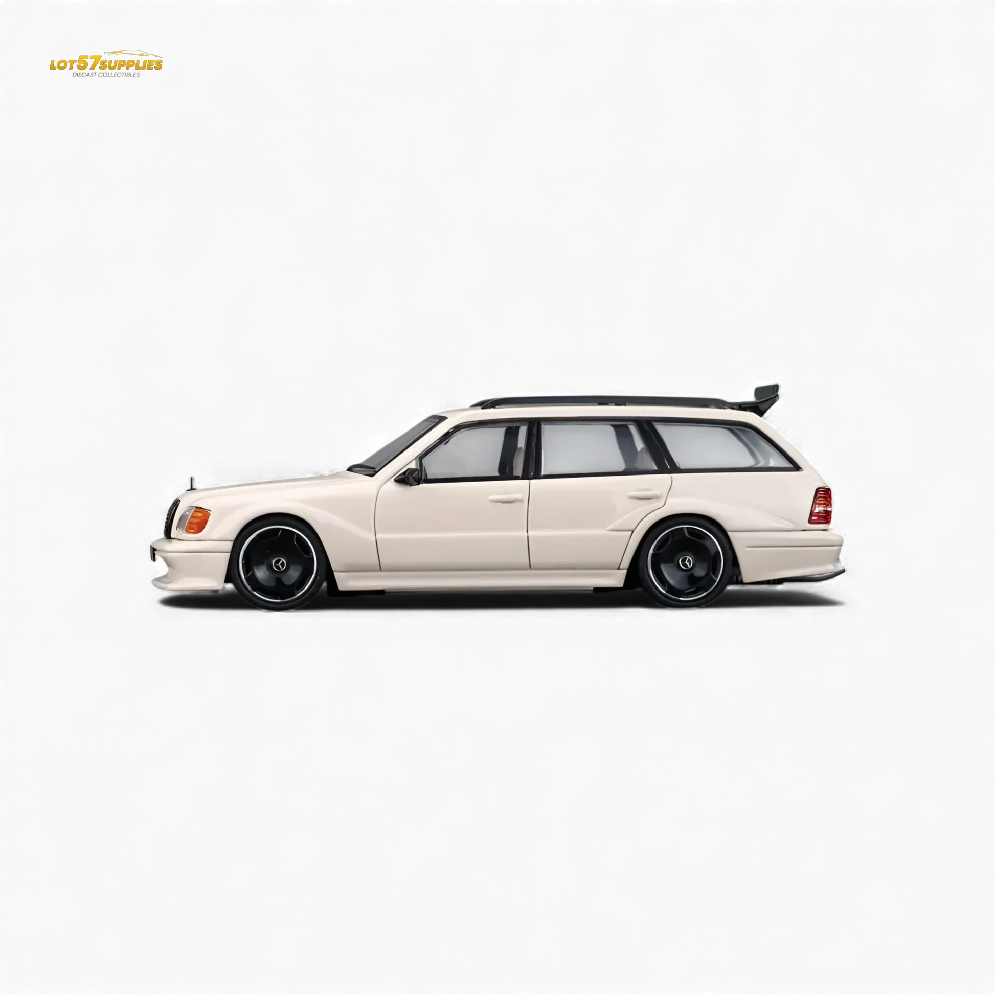 Mortal Mercedes-Benz S124 Milk Tea Color 1:64 - ToylandEU