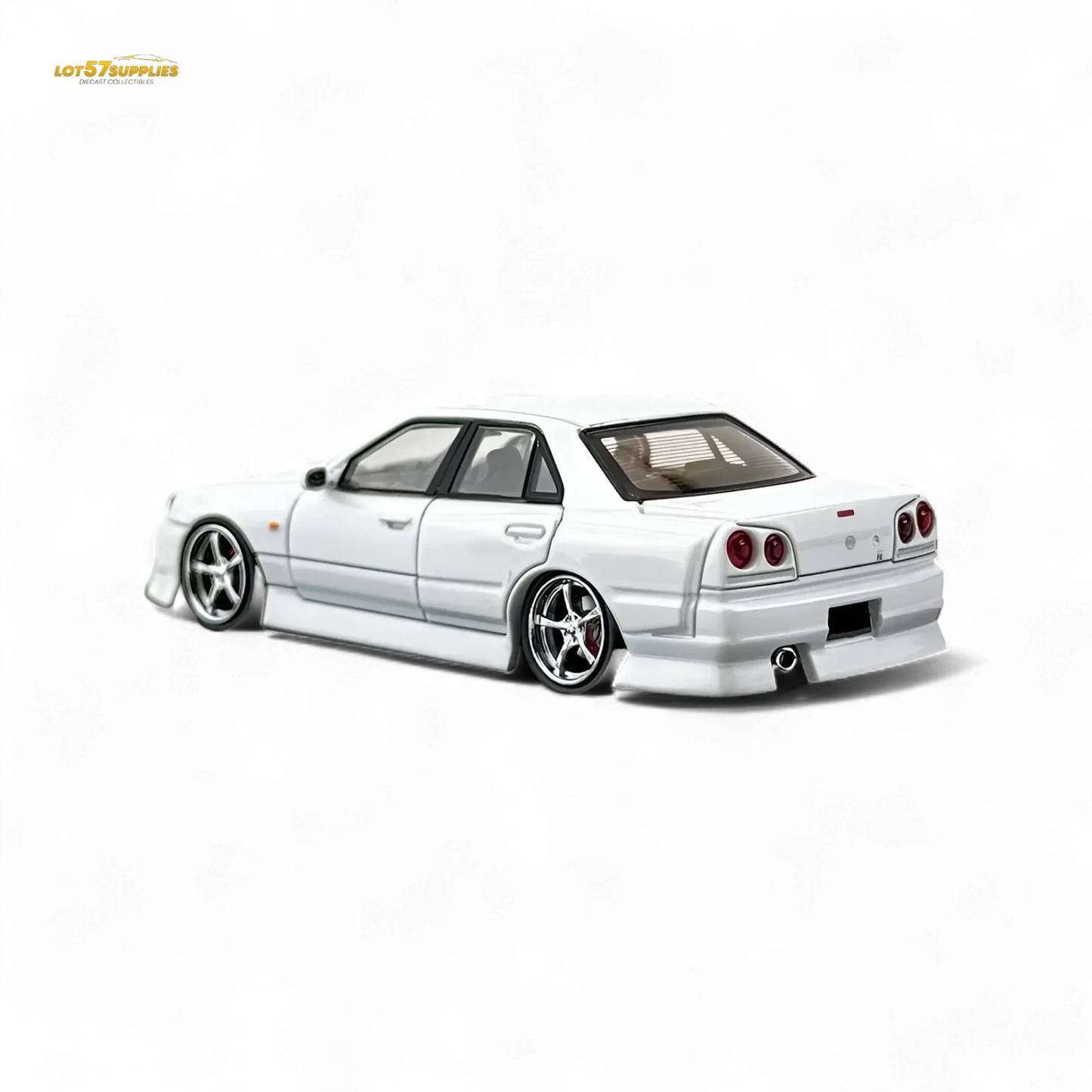 Mortal ER34 SKYLINE URAS Pearl White 1:64 - ToylandEU