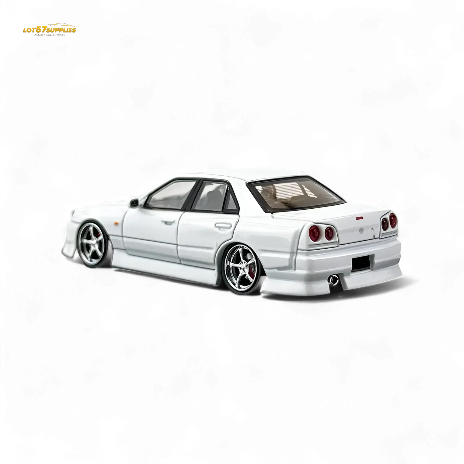 Mortal ER34 SKYLINE URAS Pearl White 1:64 - ToylandEU