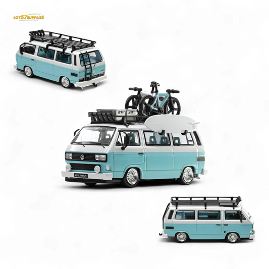 Mortal VW T3 Lowrider Van Diecast 1:64 With Opening Doors - ToylandEU