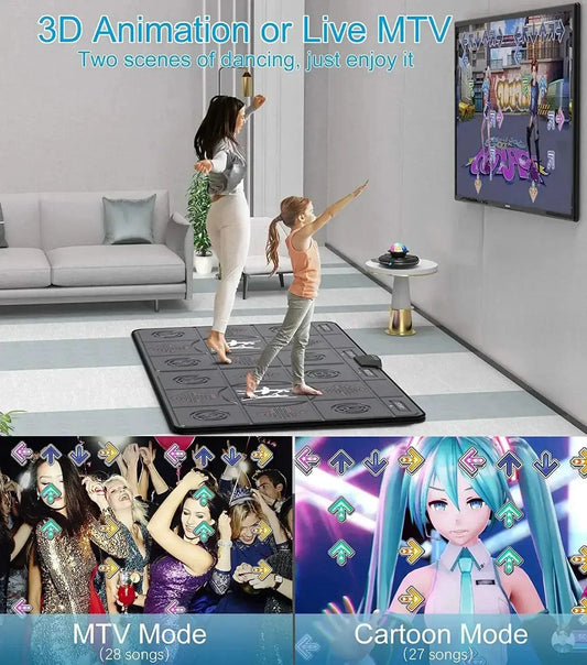  Motion Sensing Dance Mat Dual Wireless Controllers TV -  ToylandEU™