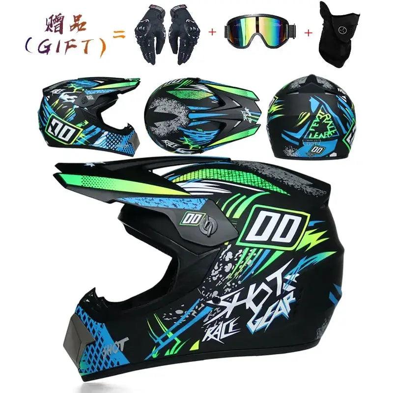 DOT Certified Motocross Helmet Lightweight Shell 1kg -  ToylandEU™