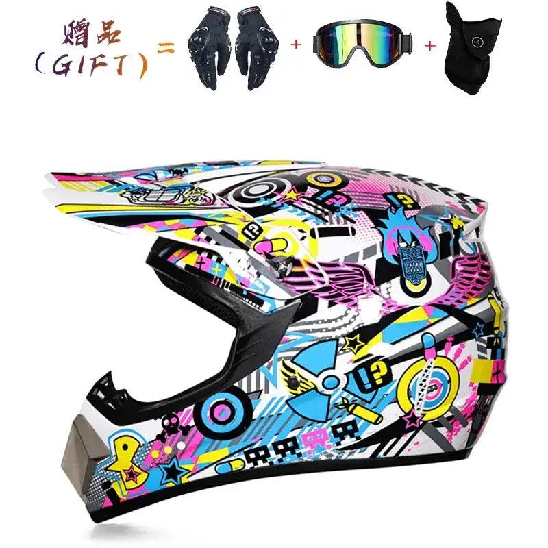  DOT Certified Motocross Helmet Lightweight Shell 1kg -  ToylandEU™