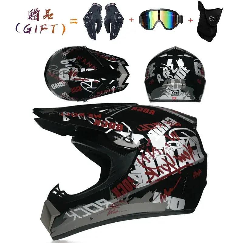  DOT Certified Motocross Helmet Lightweight Shell 1kg -  ToylandEU™