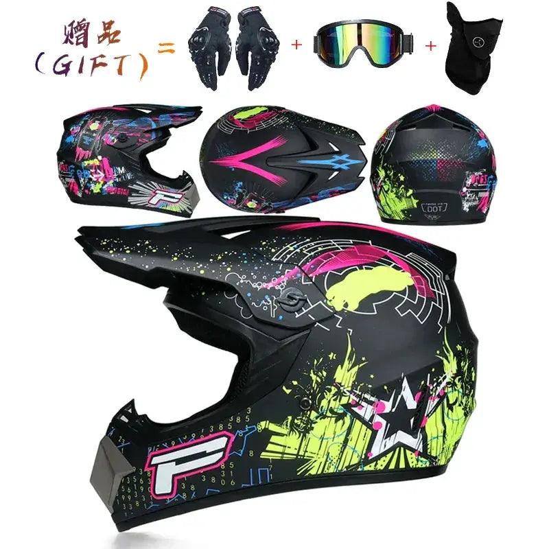  DOT Certified Motocross Helmet Lightweight Shell 1kg -  ToylandEU™