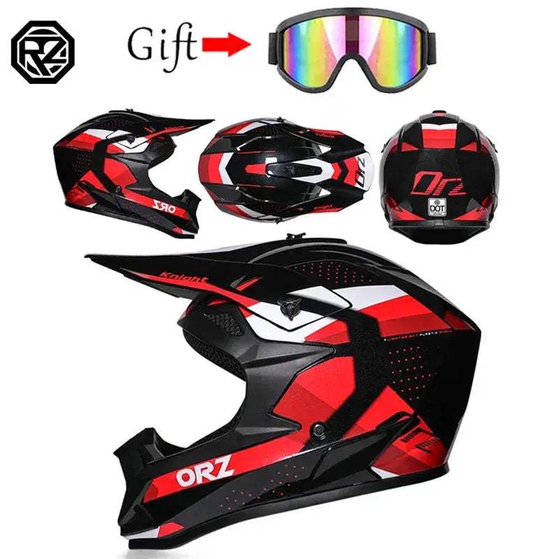 Motocross Helmet DOT Certified Off Road Protection For Riders - ToylandEU