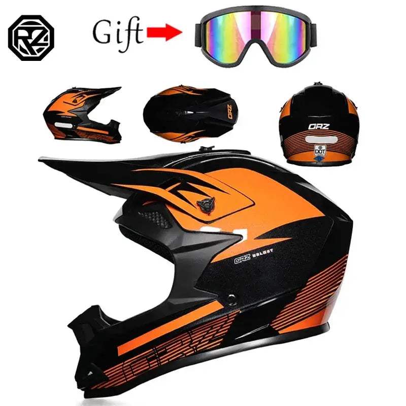 Motocross Helmet DOT Certified Off Road Protection For Riders - ToylandEU