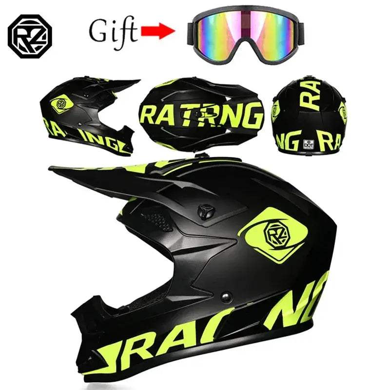 Motocross Helmet DOT Certified Off Road Protection For Riders - ToylandEU