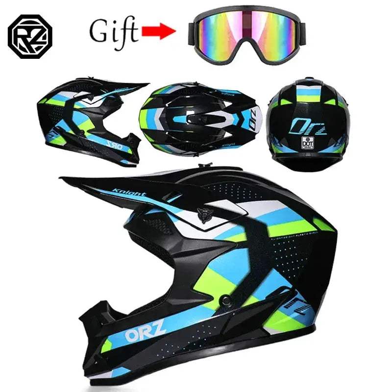 Motocross Helmet DOT Certified Off Road Protection For Riders - ToylandEU