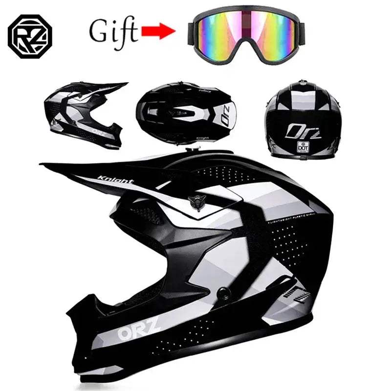 Motocross Helmet DOT Certified Off Road Protection For Riders - ToylandEU