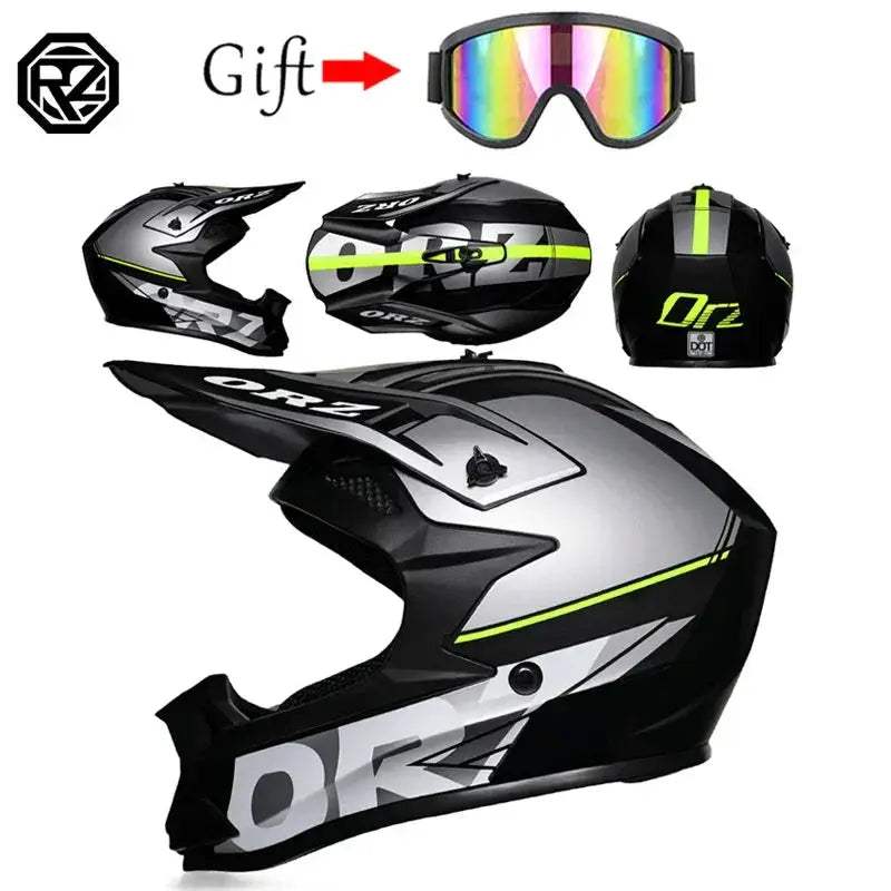 Motocross Helmet DOT Certified Off Road Protection For Riders - ToylandEU