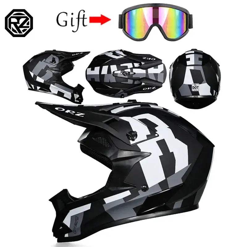 Motocross Helmet DOT Certified Off Road Protection For Riders - ToylandEU