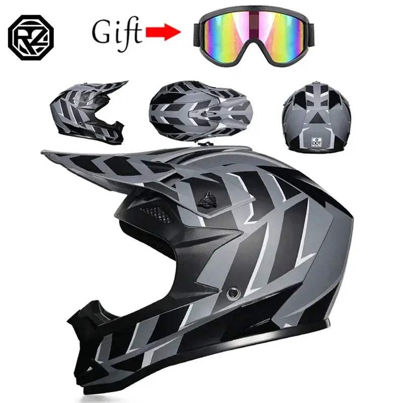 Motocross Helmet DOT Certified Off Road Protection For Riders - ToylandEU