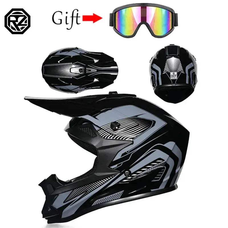 Motocross Helmet DOT Certified Off Road Protection For Riders - ToylandEU