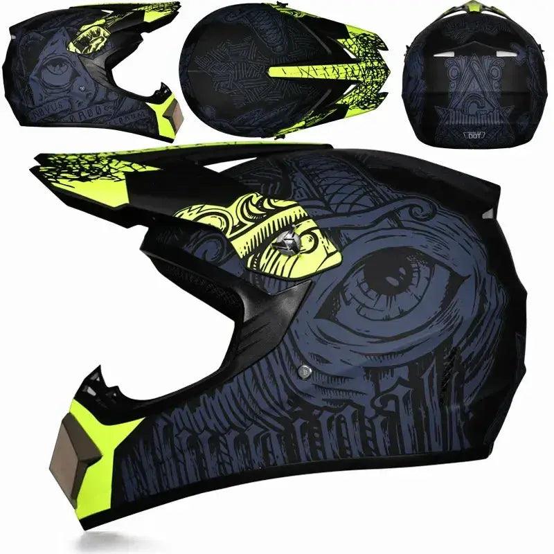  Motocross Helmet DOT Certified Off Road Racing -  ToylandEU™
