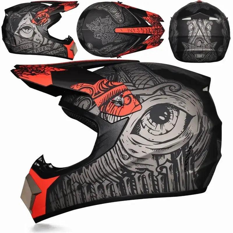  Motocross Helmet DOT Certified Off Road Racing -  ToylandEU™