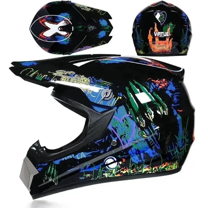  Motocross Helmet DOT Certified Off Road Racing -  ToylandEU™