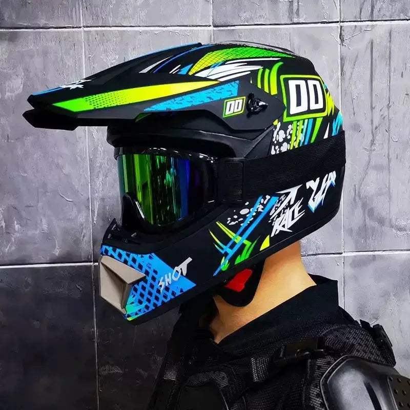 Motocross Helmet DOT Certified Off Road Racing Helmet - ToylandEU