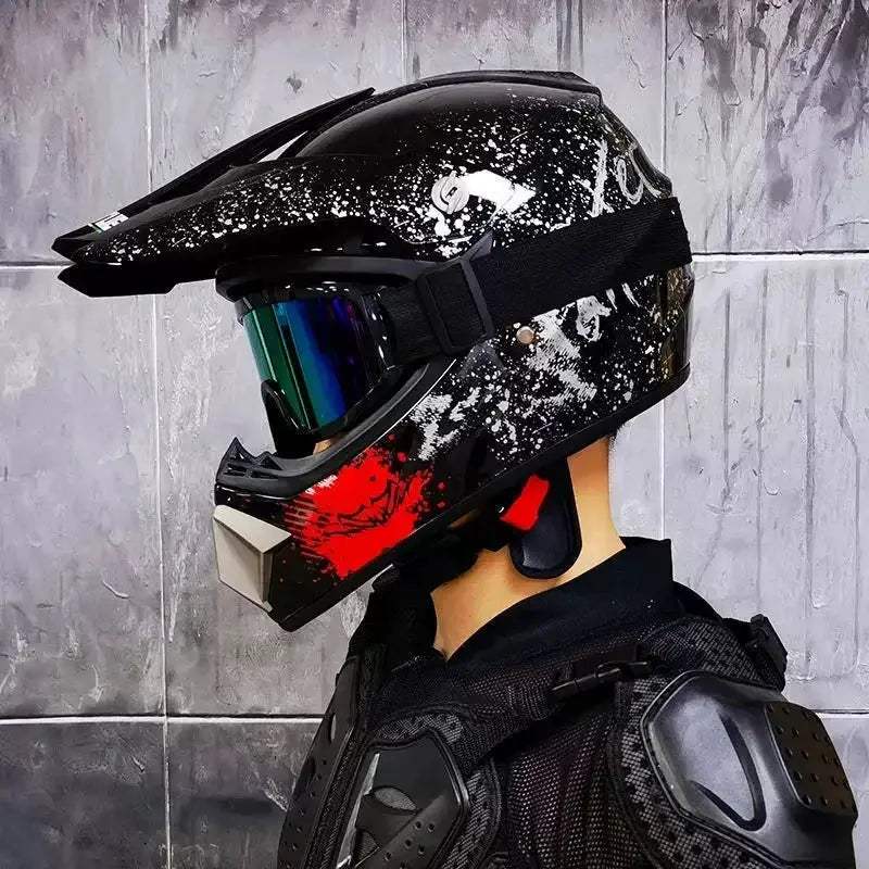 Motocross Helmet DOT Certified Off Road Racing Helmet - ToylandEU