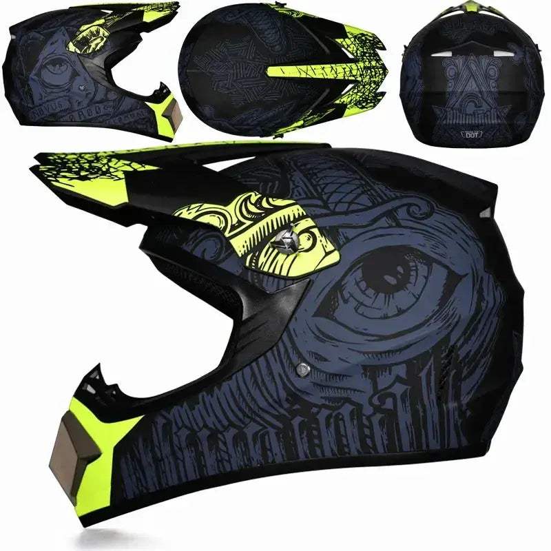 Motocross Helmet DOT Certified Off Road Racing Helmet - ToylandEU