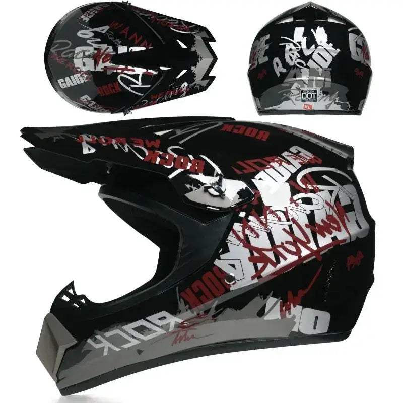 Motocross Helmet DOT Certified Off Road Racing Helmet - ToylandEU