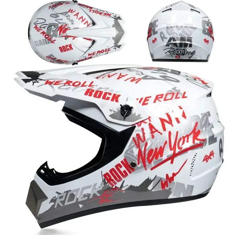 Motocross Helmet DOT Certified Off Road Racing Helmet - ToylandEU