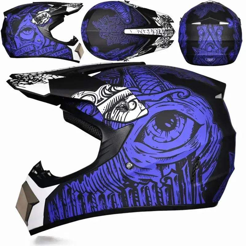 Motocross Helmet DOT Certified Off Road Racing Helmet - ToylandEU