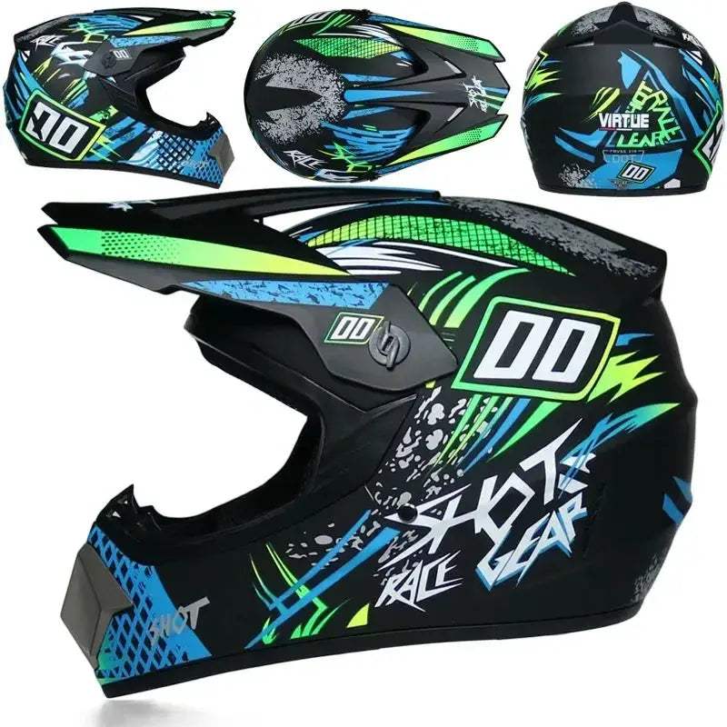 Motocross Helmet DOT Certified Off Road Racing Helmet - ToylandEU