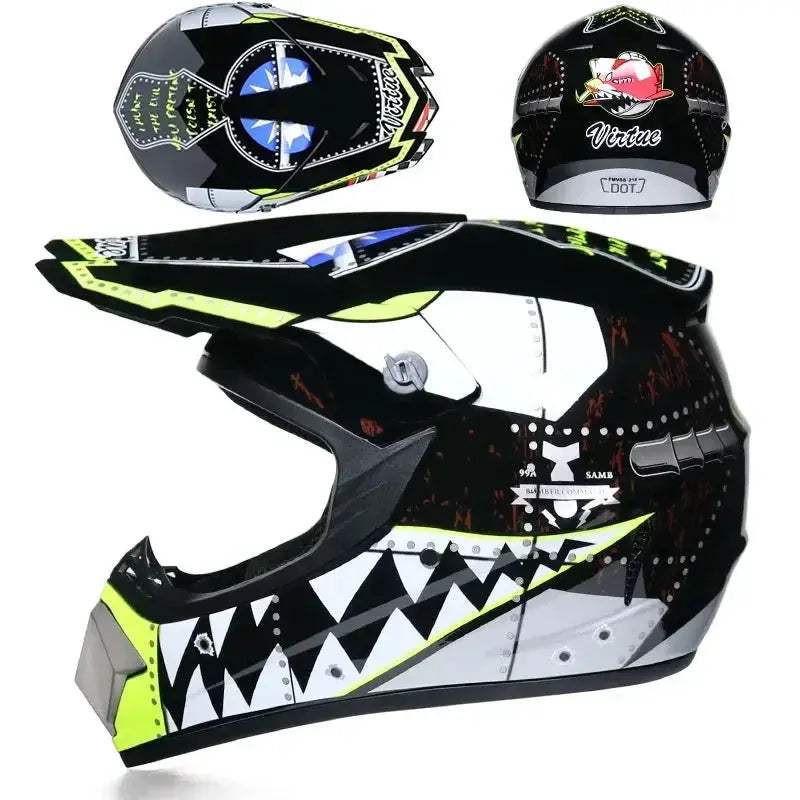 Motocross Helmet DOT Certified Off Road Racing Helmet - ToylandEU