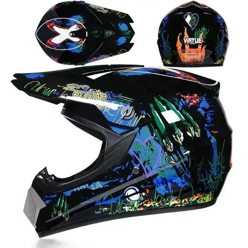 Motocross Helmet DOT Certified Off Road Racing Helmet - ToylandEU