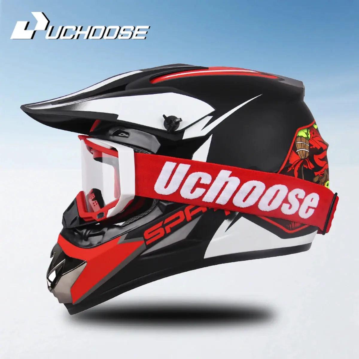  Motocross Helmet DOT Certified Off Road With Goggles -  ToylandEU™
