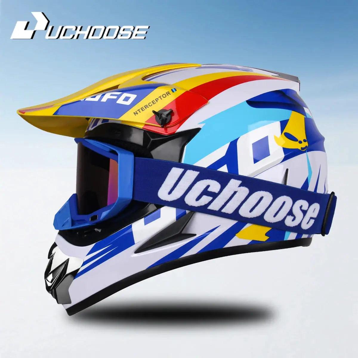  Motocross Helmet DOT Certified Off Road With Goggles -  ToylandEU™