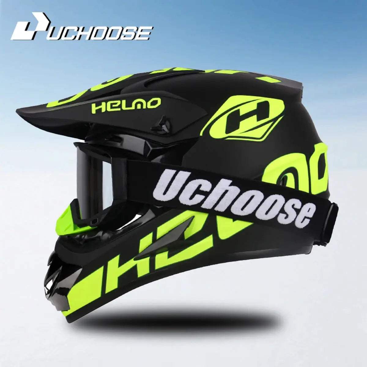 Motocross Helmet DOT Certified Off Road With Goggles - ToylandEU