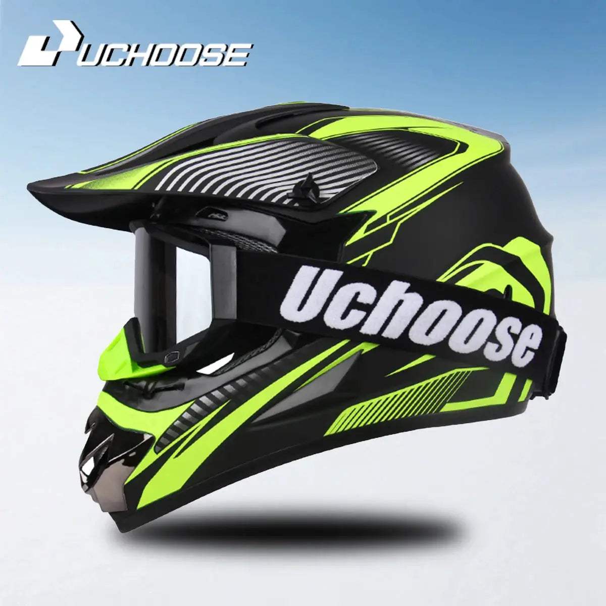 Motocross Helmet DOT Certified Off Road With Goggles - ToylandEU
