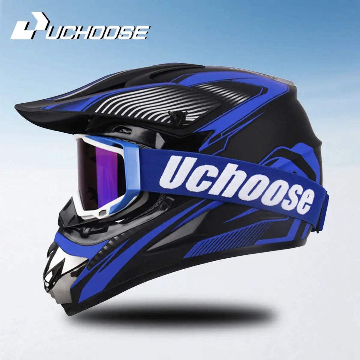 Motocross Helmet DOT Certified Off Road With Goggles - ToylandEU