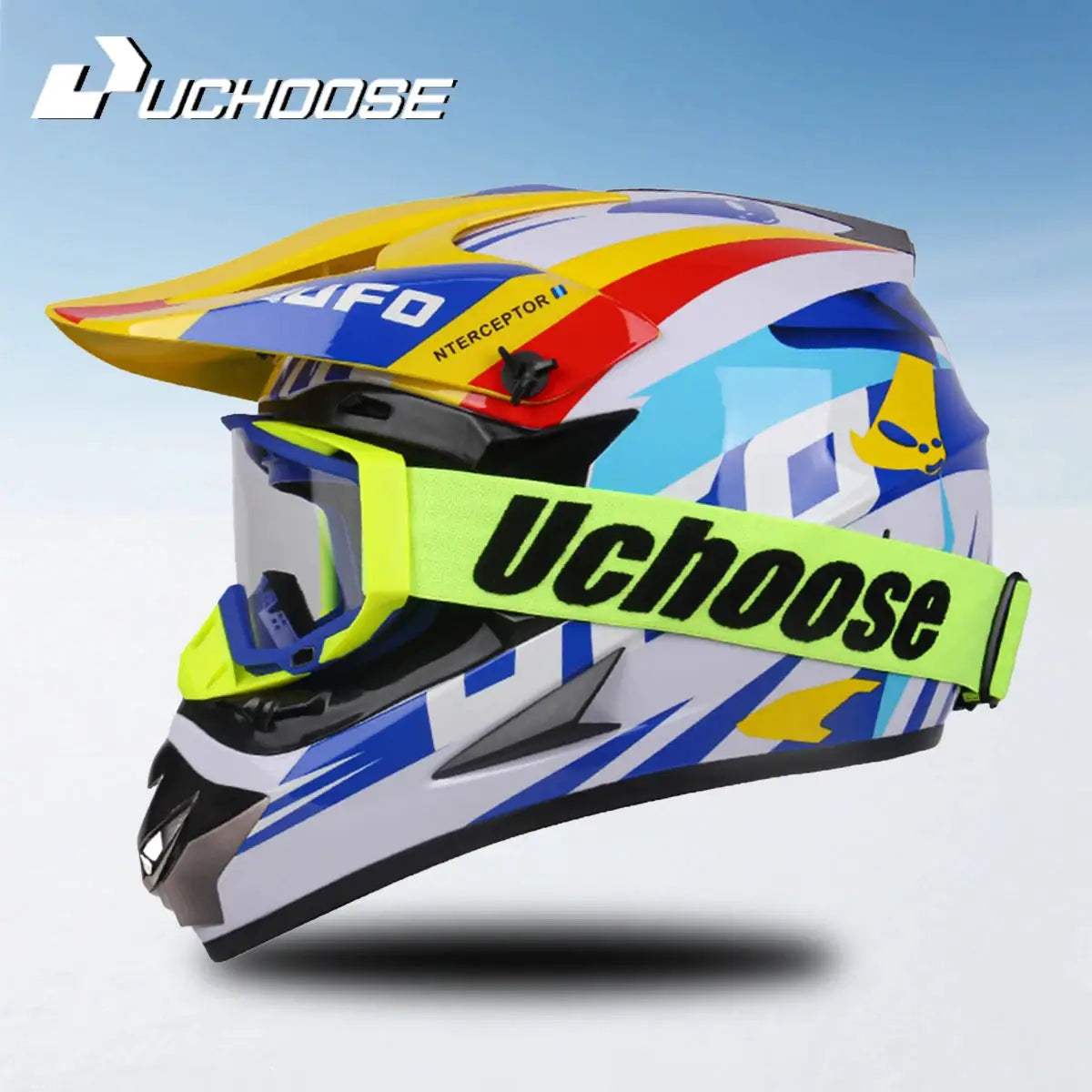 Motocross Helmet DOT Certified Off Road With Goggles - ToylandEU
