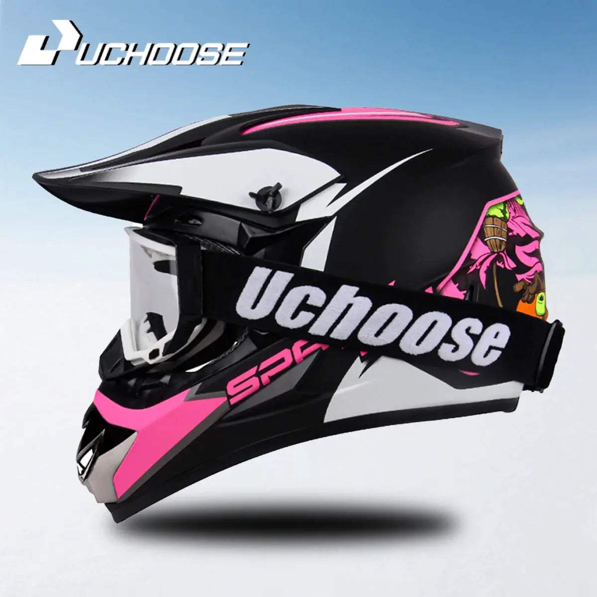 Motocross Helmet DOT Certified Off Road With Goggles - ToylandEU