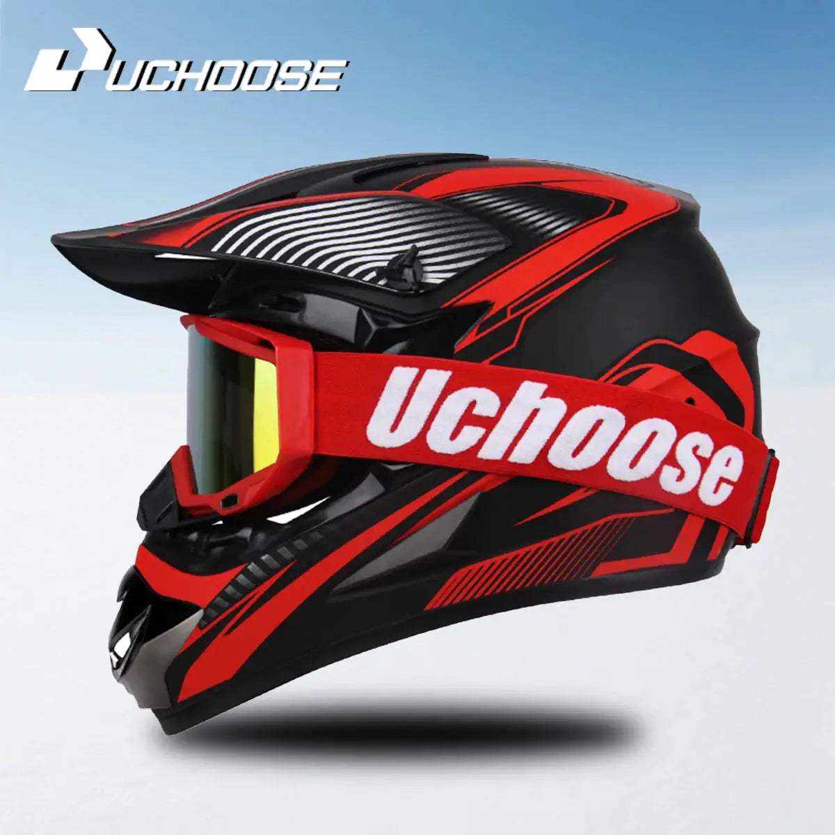 Motocross Helmet DOT Certified Off Road With Goggles - ToylandEU