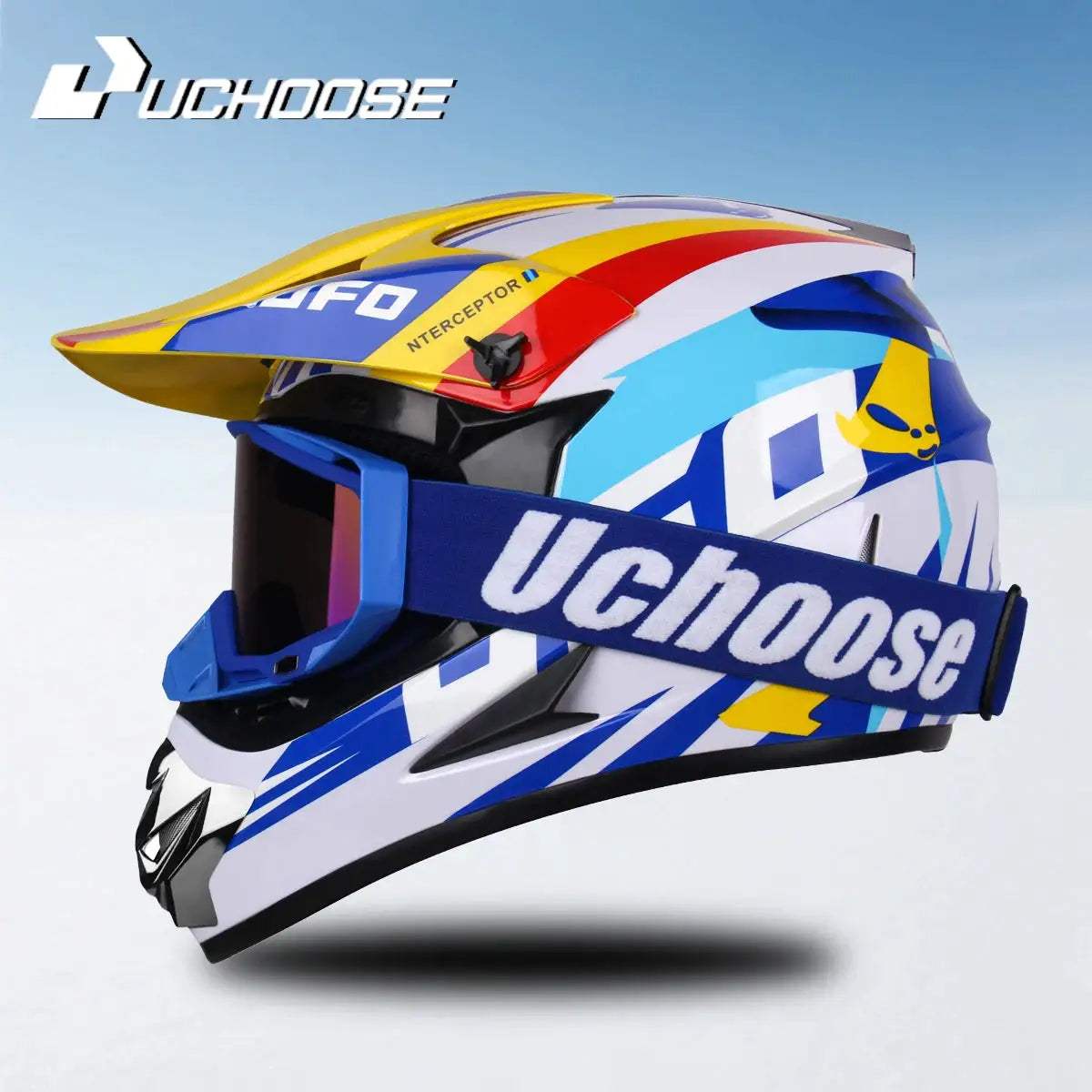 Motocross Helmet DOT Certified Off Road With Goggles - ToylandEU