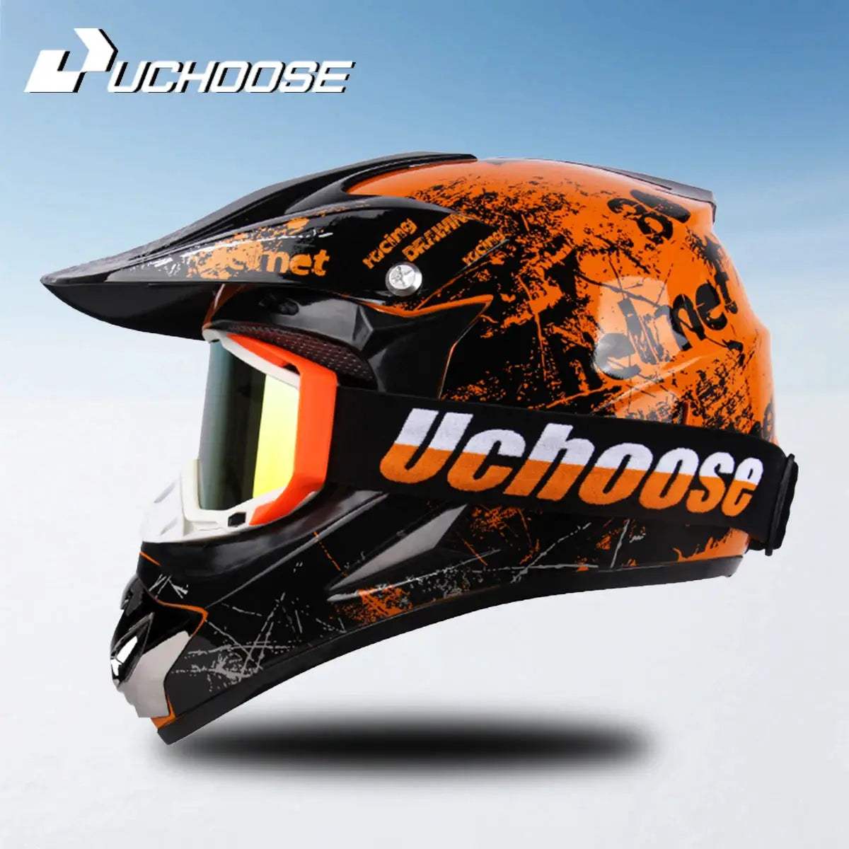 Motocross Helmet DOT Certified Off Road With Goggles - ToylandEU