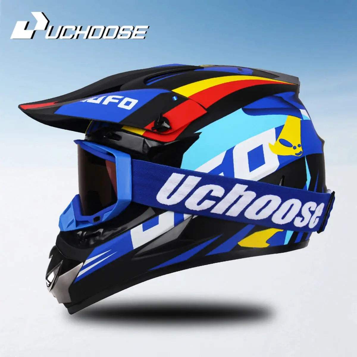Motocross Helmet DOT Certified Off Road With Goggles - ToylandEU